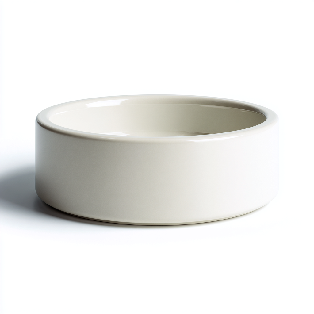 Spine-Ease Elevated Ceramic Pet Bowl - 15° Tilted Design